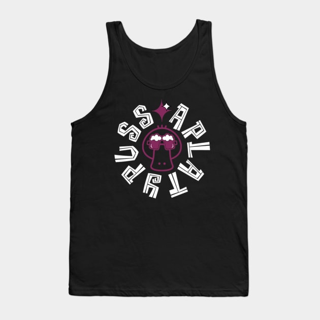 The Platypuss Maroon Emblem /w White Font Tank Top by Aplatypuss